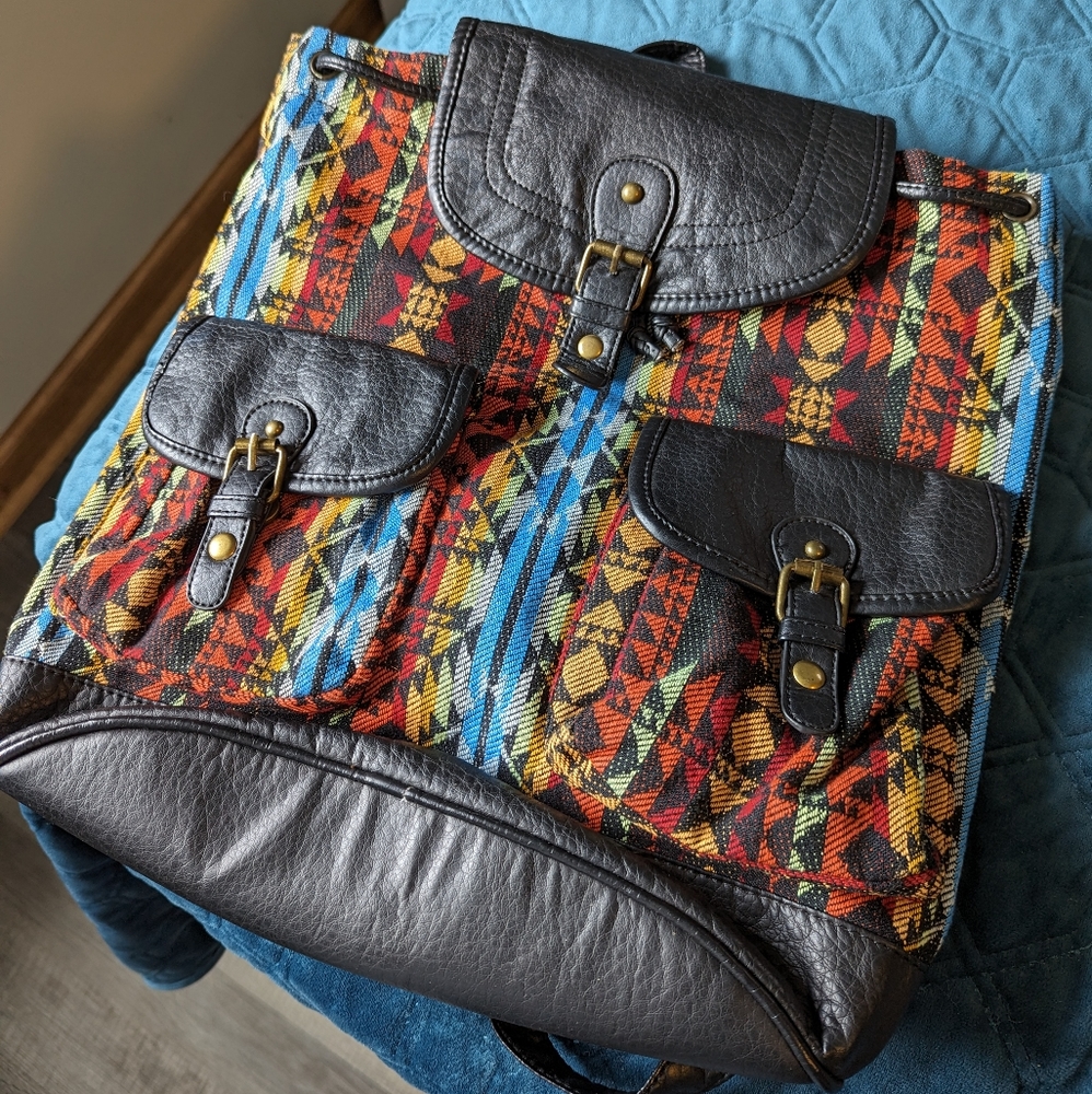 Colorful Drawstring Backpack